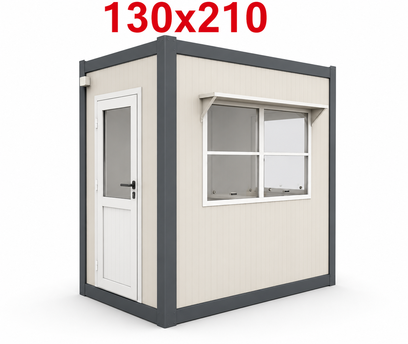 130x210 Bekçi Kulübesi - Dış Görünüş