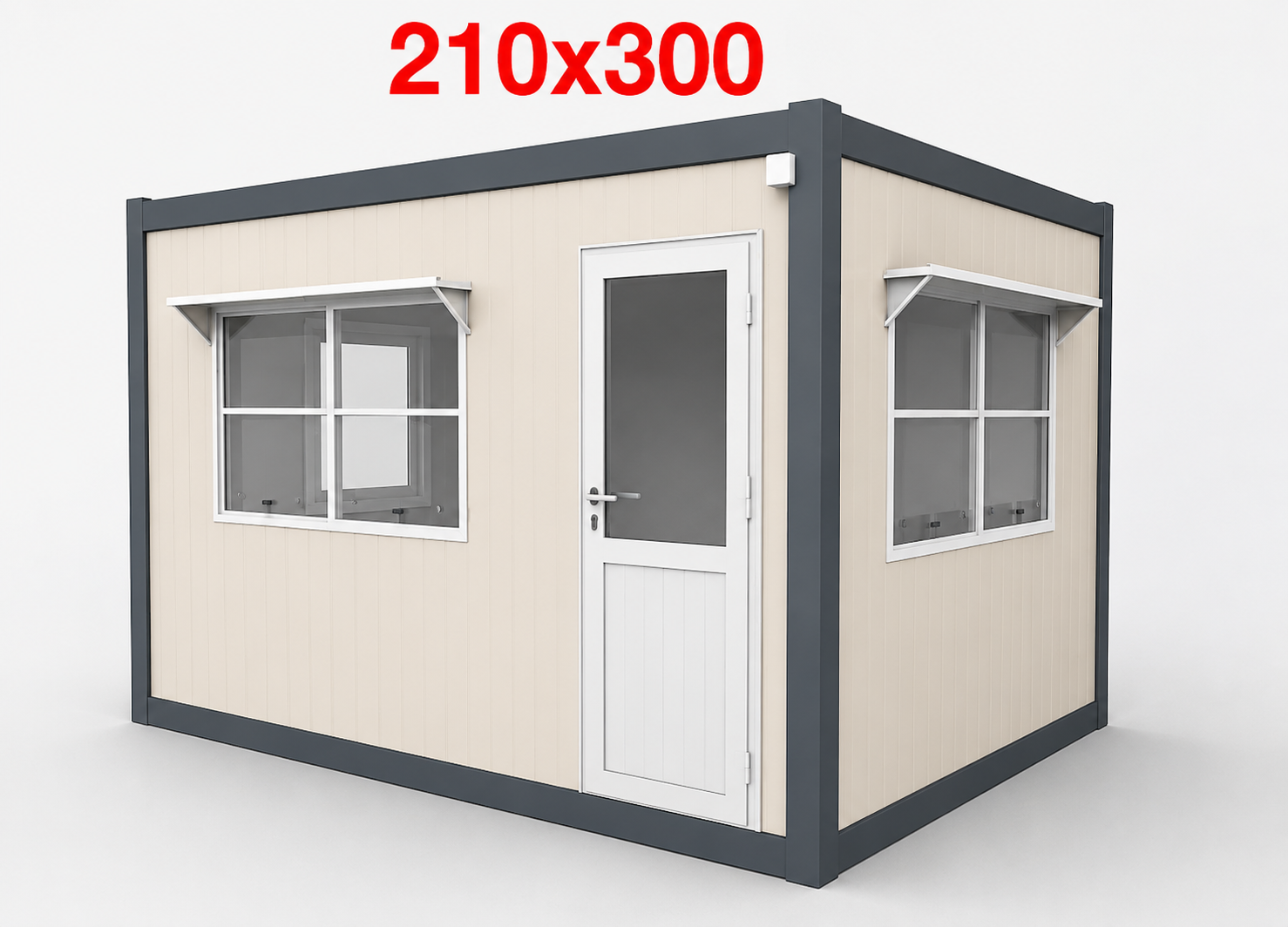 210x300 Büfe Panel Kabin - Dış Görünüş