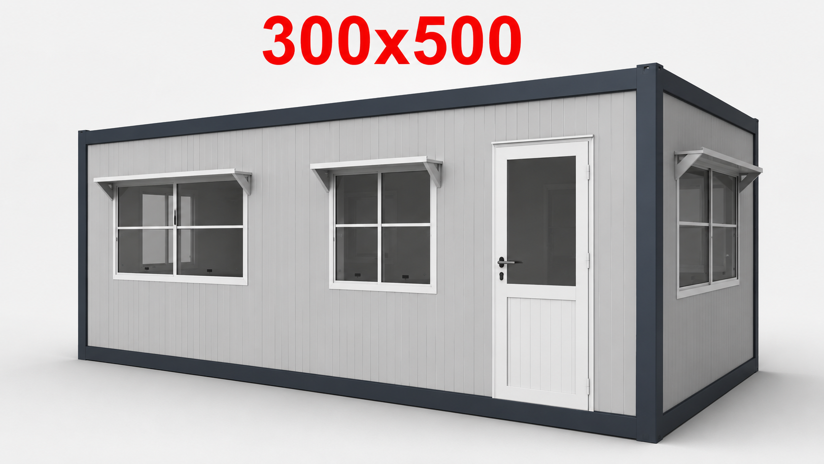 300x500 Büfe Panel Kabin - Dış Görünüş