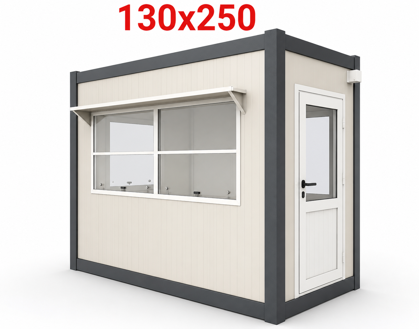 130x250 Panel Kabin - Dış Görünüş