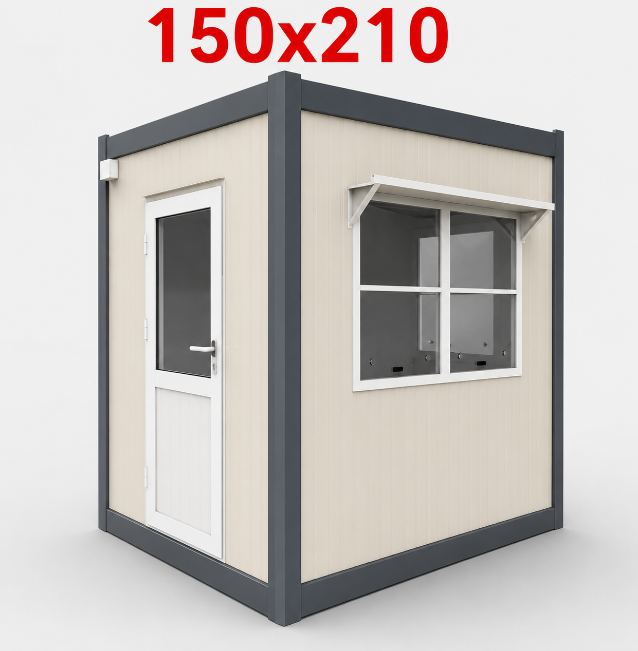 150x210 Panel Kabin - Dış Görünüş