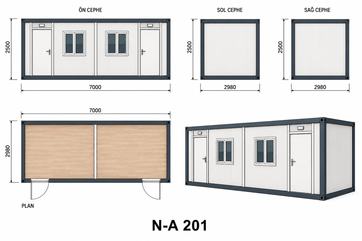N-A-201 Konteyner - Proje