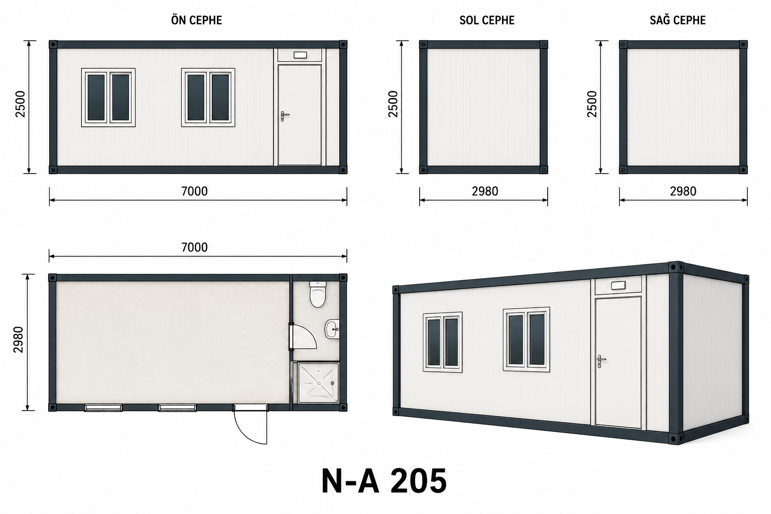 N-A-205 Konteyner - Proje