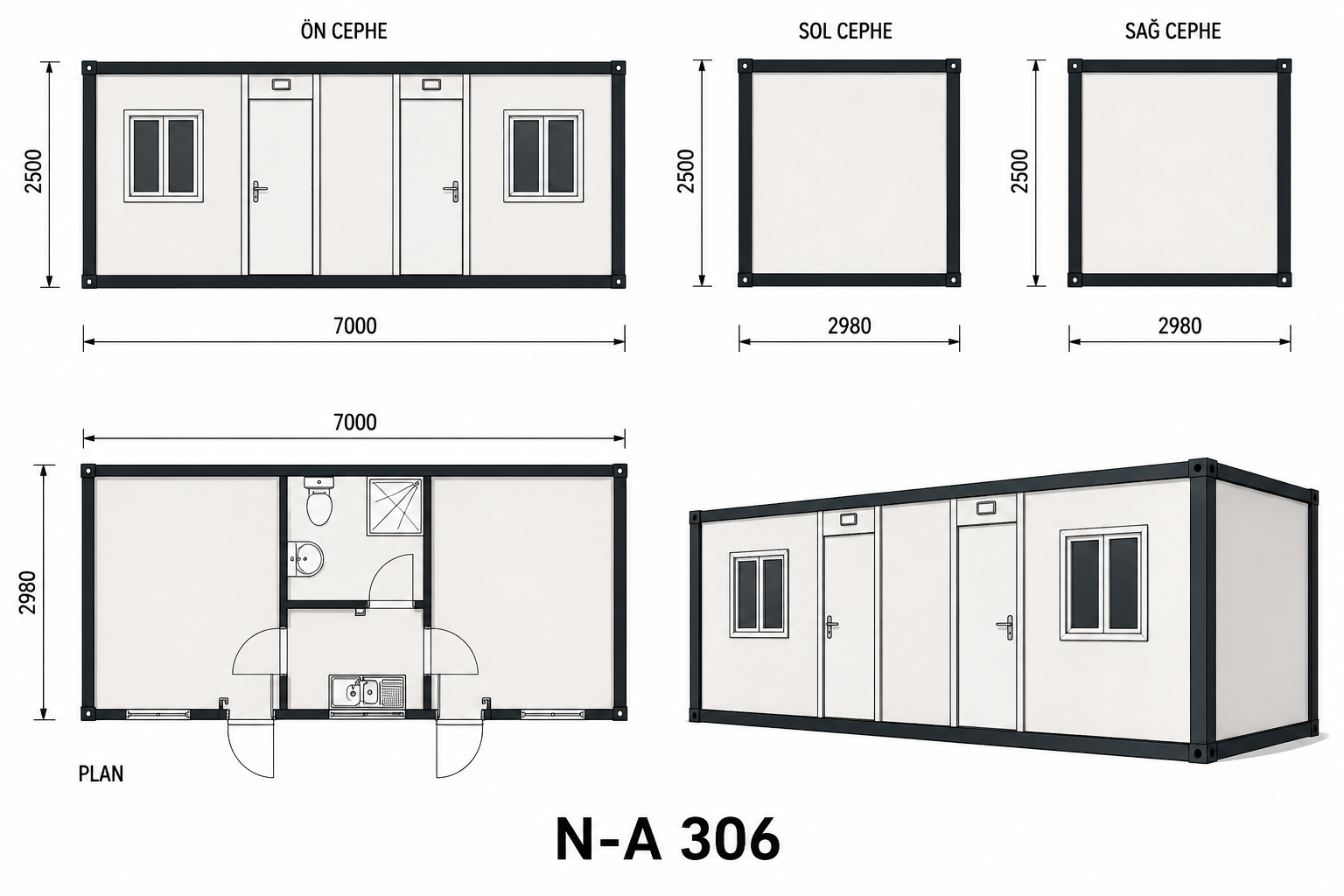 N-A-306 Konteyner - Proje
